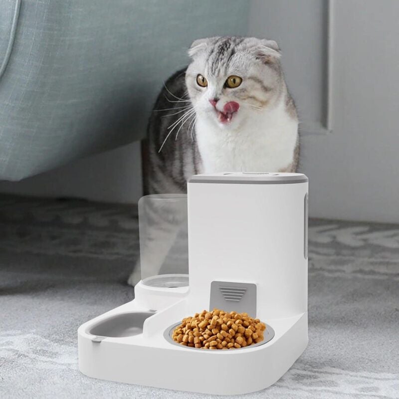 Fontaine & mangeoire automatique 2-en-1